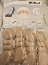 8 Pairs Heel Grips   Anti-Slip Cushion Pads for Loose Shoes  Blister Protection