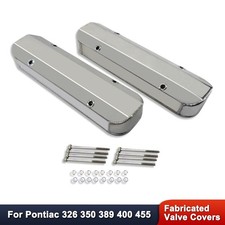 For Pontiac 326 350 389 400 421 455 Fabricated Aluminum Polished Valve Covers For Pontiac 326 350 389 400 421 455 Fabricated Aluminum Polished Valve Covers