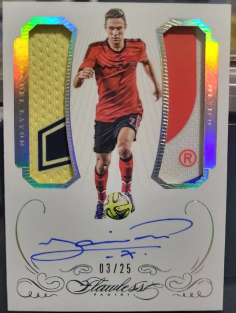 2015-16 Panini Flawless - Dual Patch Autographs Miguel Layun #DA-LYN 03/25