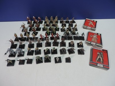 68 Star Wars WIZARDS OF THE COAST RPG SPIEL Miniaturen Figur Konvolut LOT SET wotc