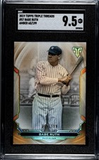 2019 Topps Triple Threads Babe Ruth Amber Parallel /199 SGC 9.5 Yankees Legend 