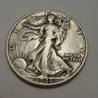 1943 D Walking Liberty Silver Half Dollar