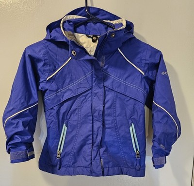 Columbia Interchange Bugaboo Hooded Jacket Blue Youth Size 4-5 Outer Jacket Only