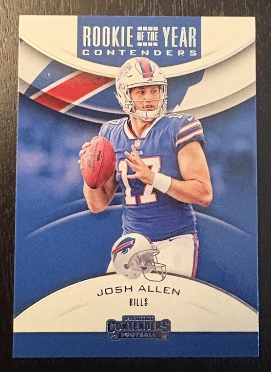 2018 Panini Contenders - Rookie of the Year Contenders Josh Allen #RYA-JA (RC)