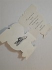 Vintage Flocked Father’s Day Die-Cut Card To Daddy From His Little Girl Girl Cat — photo 4