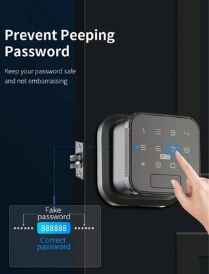 Smart Keyless Electronic Door Lock with Fingerprint/Password/Card/ App 