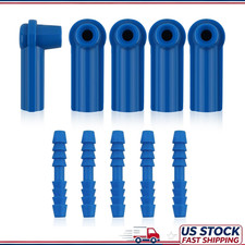 Brake Bleeder Connector Kit 5pcs Fluid Bleeding Adapter Joint Quick Color Blue Brake Bleeder Connector Kit 5pcs Fluid Bleeding Adapter Joint Quick Color Blue