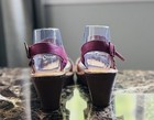 Woman’s Pink Leather Block Heel Shoes by BORN Size 9 Comfortable and Stylish — photo 7