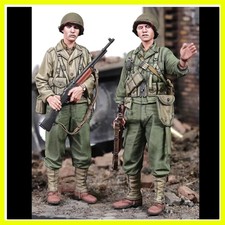 1/35 US Infantry, Resin Model figure soldier, Military themes, Unassembled an...