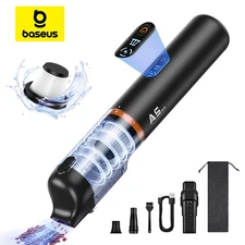 Baseus A5 Air Car Vacuum 12000Pa 80k RPM HEPA 2-in-1 Nozzle Cordless