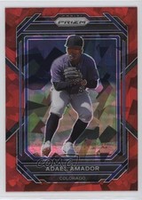 2023 Panini Prizm Red Ice Prizm Adael Amador #150 8d2