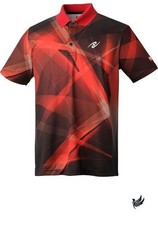 Nittaku Table Tennis Game Shirt Breakle Shirt 20: Red Size M