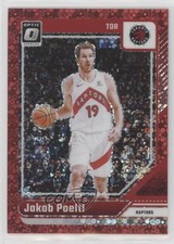 2024-25 Panini Donruss Optic Fast Break Red Prizm 72/75 Jakob Poeltl #65 hs9