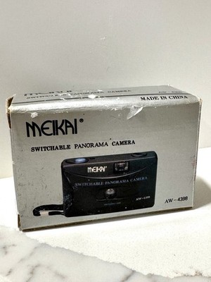 Meikai AW-4398 Switchable Panorama 35mm Film Camera w Box Vintage Compact