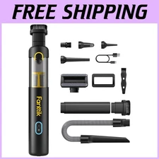 Portable Mini Car Vacuum, 4-in-1 Cordless - 19000pa Suction