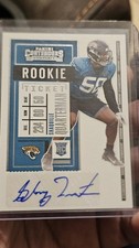 2020 Panini Contenders Rookie Ticket Autographs 256 SHAQUILLE QUARTERMAN Auto RC