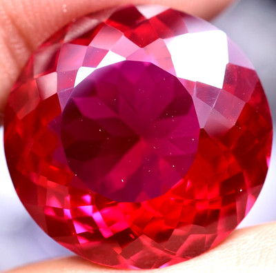 Extremely Rare & Natural 48.00 Ct SUNRISE RUBY GGL Certified Loose Gemstone