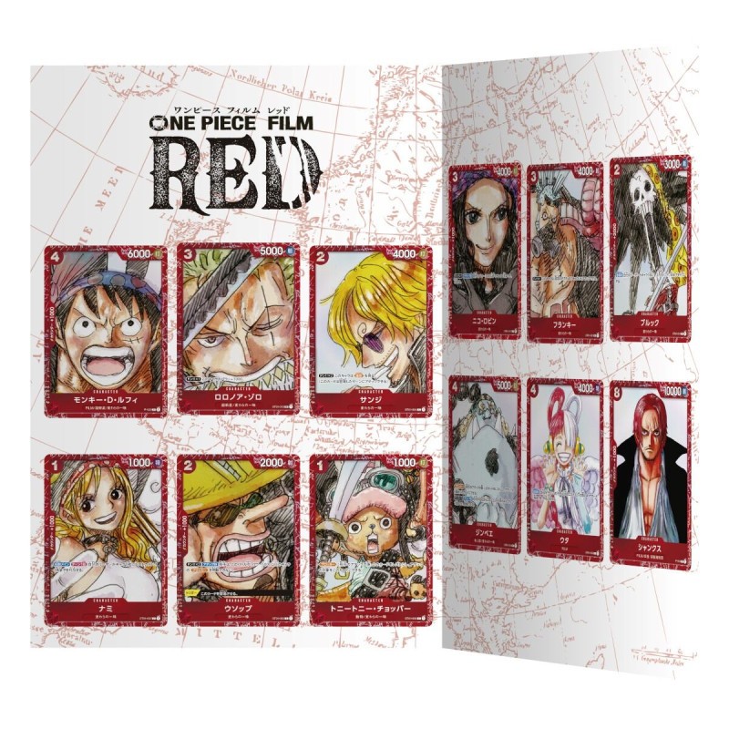 ONE PIECE カードFILUM RED カードセット One Piece TCG Premium Card Collection One Film Red Japan Version