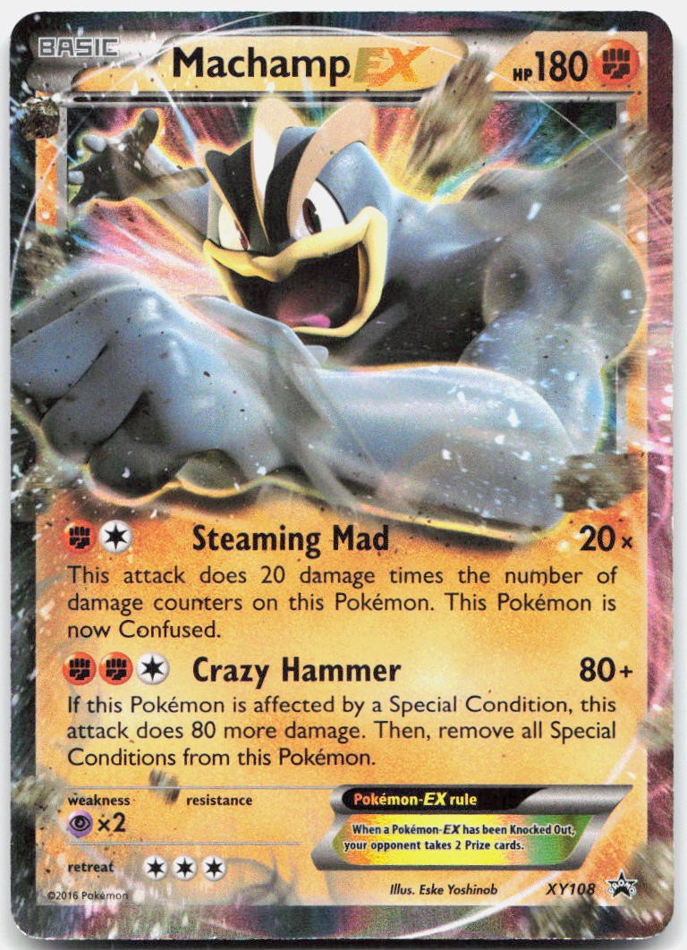 Machamp EX PR XY108 Holo