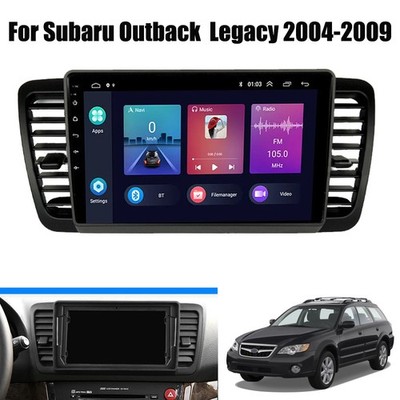 9in For 2004-2009 Subaru Legacy Double Din Car Stereo Radio Fascia Panel  Frame