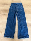 ZARA Women’s Size 2 US / 34 EUR High Rise Blue Straight Leg Button Fly Jeans — photo 3