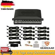 Einparkhilfe mit 8 Parksensoren Rückfahrwarner Schwarz Nachrüsten Parkhilfe