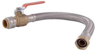 SharkBite Max UR3088FX18BV 3/4'' PTC x 3/4'' FIP x 18'' Water Heater Connector