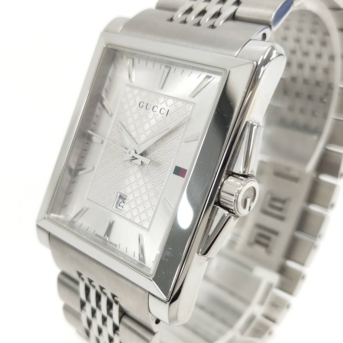 Gucci G Timeless Rectangular Men Quartz Watch Ste… - image 3