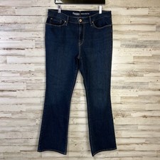 Levi Jeans Women 16M W33 L32 Blue Denim Modern Boot Cut Dark Wash Western Boho