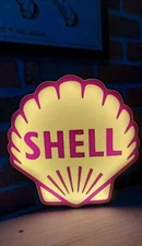 Vintage 3D Print Shell Lamp