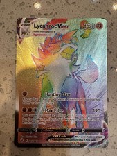 Pokémon TCG Lycanroc VMax 213/203 Rainbow Rare Evolving Skies NM on eBay