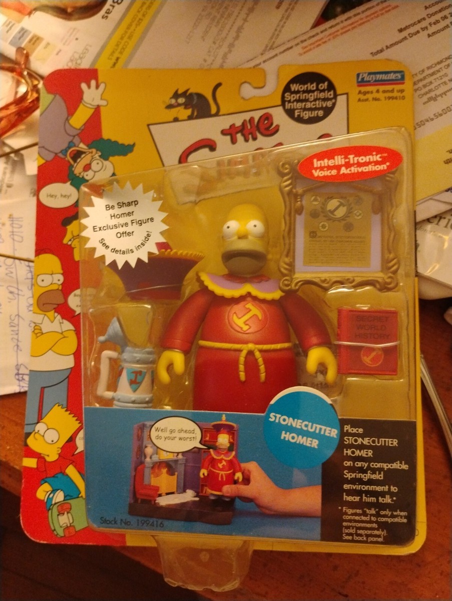 シンプソンズplaymatesホーマー the Simpsons HOMER Deluxe action figure by Playmates