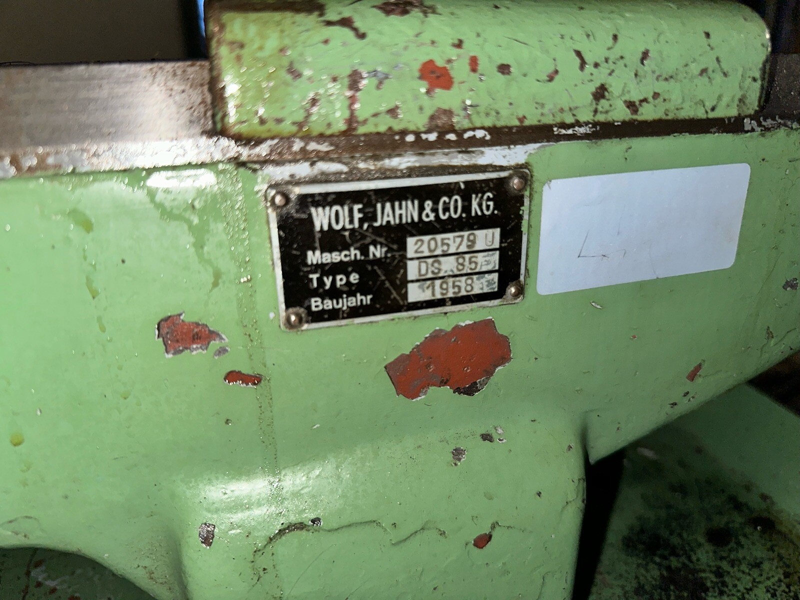 Kleine Präzissions Drehmaschine Wolf Jahn DS85 – Bild 4