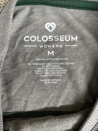 NEW Vermont Catamounts Colosseum Grey Crop SS Loose Fit T Shirt Womens M - Picture 5 of 5