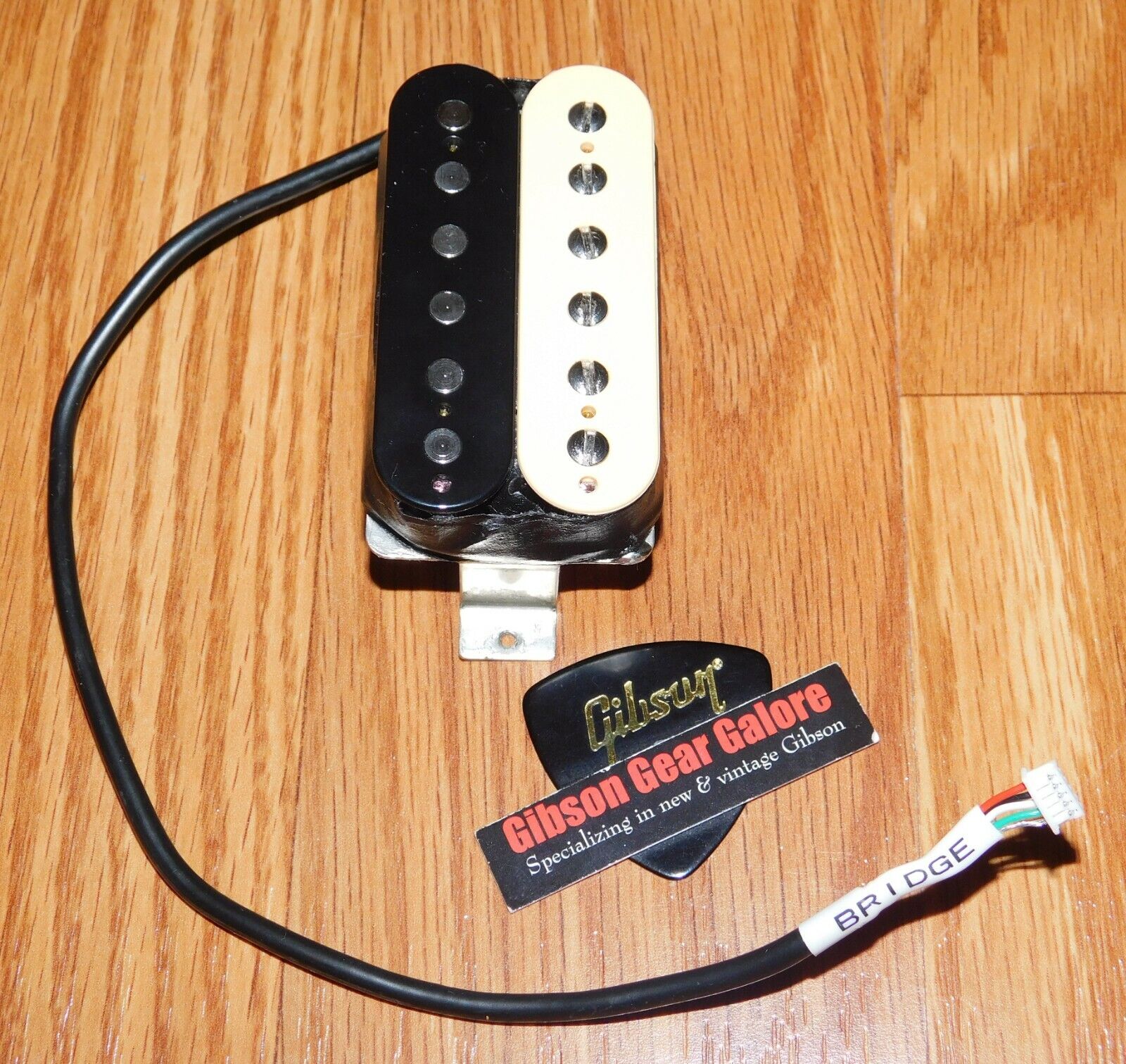 Gibson Les Paul Pickup Tradbucker Zebra Guitar Parts SG Bridge