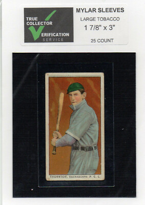 4 Mil Archival Mylar Sleeves for Large Tobacco Cards. | eBay