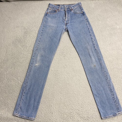 VINTAGE Levis 501xx Jeans Mens (Fits 27x36 (Tag 29x36) USA Made Medium Wash 90s