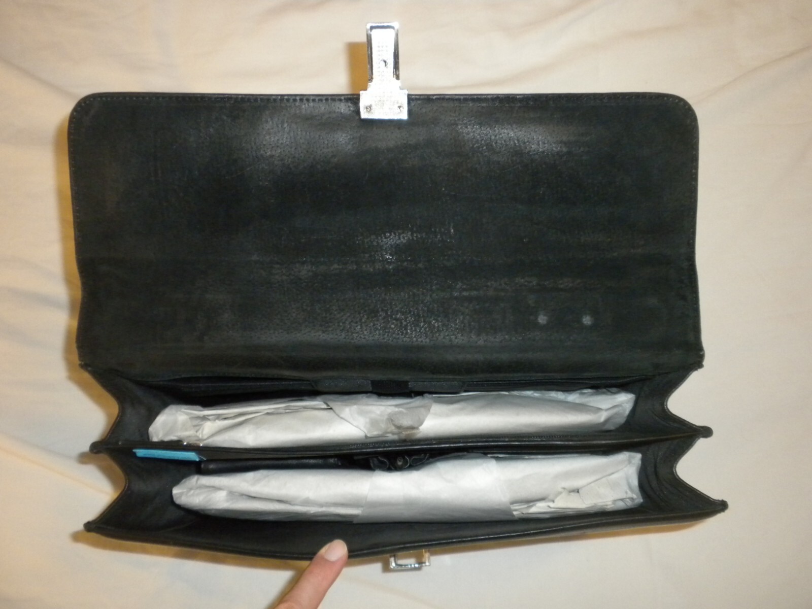 Leather Computer iPadAirPro Briefcase -Piquadro -… - image 10