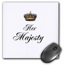 3dRose Her Majesty - part of a his and hers mr and mrs couple gift set - funny p