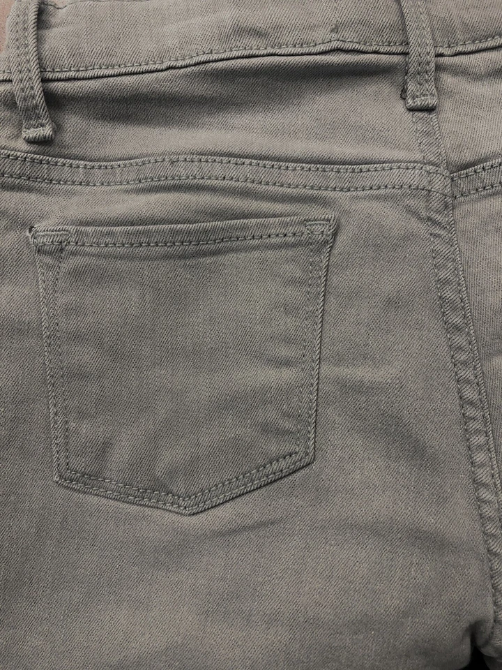 Old Navy Girls Gray Silver Stretchy Skinny Jeans Size 12 - Image 2 of 4