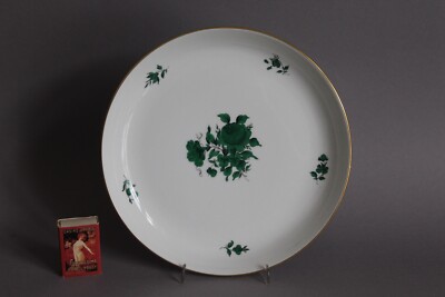 Augarten Wien Maria Theresia Grün Gebäckplatte Platte Schale D 23 cm