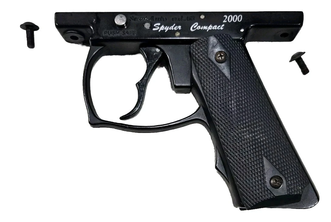 Pistolet De Paintball Spyder Ancien - Simple Déclencheur - Cadre Et Poignée En Métal - Occasion Fonctionnel