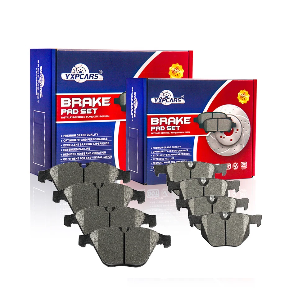 Front & Rear Ceramic Disc Brake Pads For BMW 528i 535i xDrive 525i 530xi 528i - Image 4 of 4