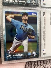 2015 Topps Update Rainbow Foil Matt Andriese #US34 Rookie RC Rays