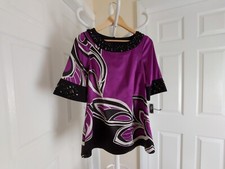 Tunic” Nygård ”Collection Petites Purple Black Mix Size: 4,8/10 (UK)  SALE