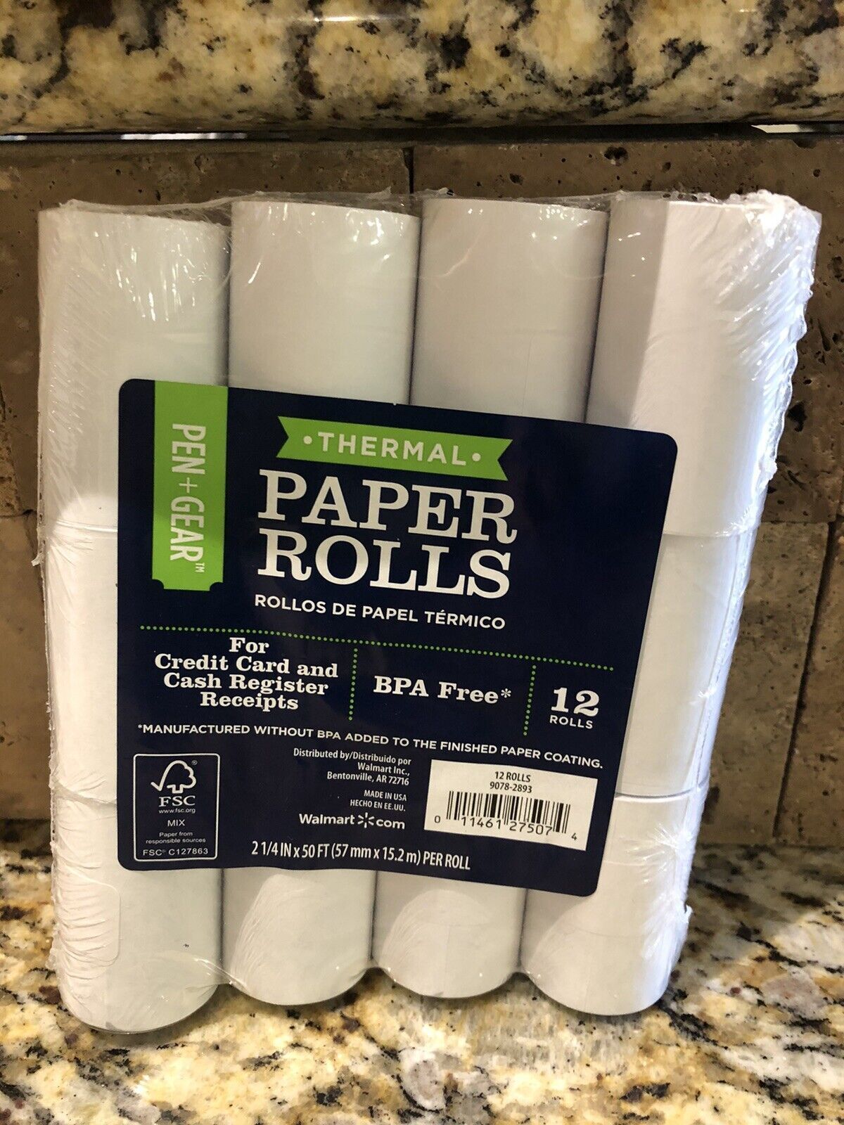 Thermal Calculator Paper 12 Rolls 5 1/4