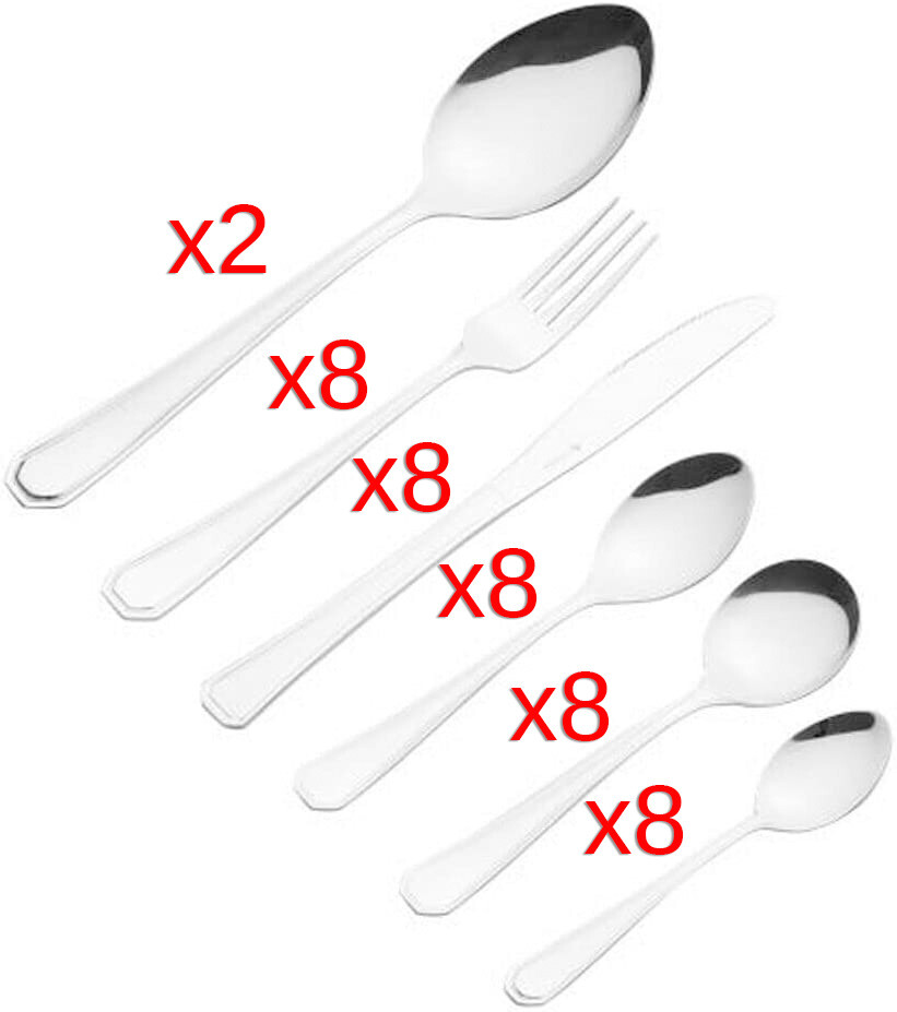 Cutlery Canteen 8 Place 42 Piece Setting Viners Modern Design