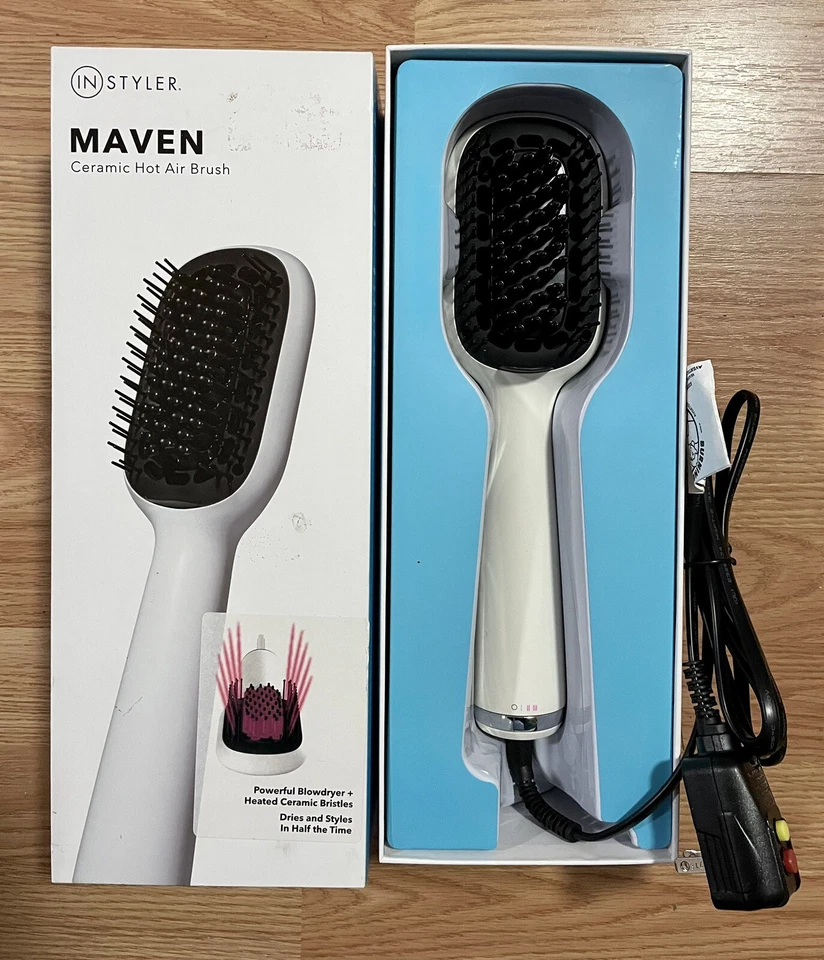 Cepillo de aire caliente para secado y alisado de cerámica para cabello InStyler MAVEN Foto 2 de 2