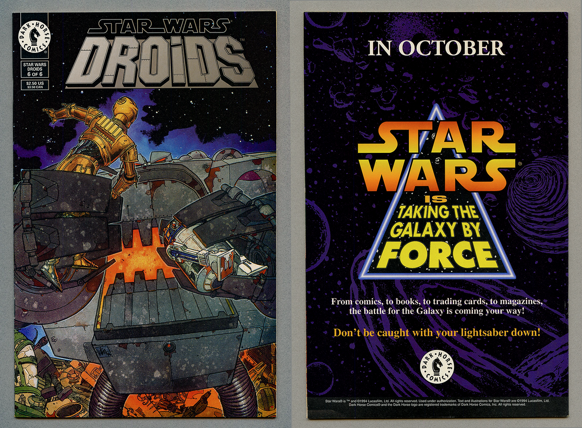 STAR WARS DROIDS VOL. 2 #1-#6 A COMPLETE SET 1994 NM | eBay