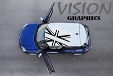 For Mini Cooper Union Jack Flag Alternative Design Roof Decal/Sticker